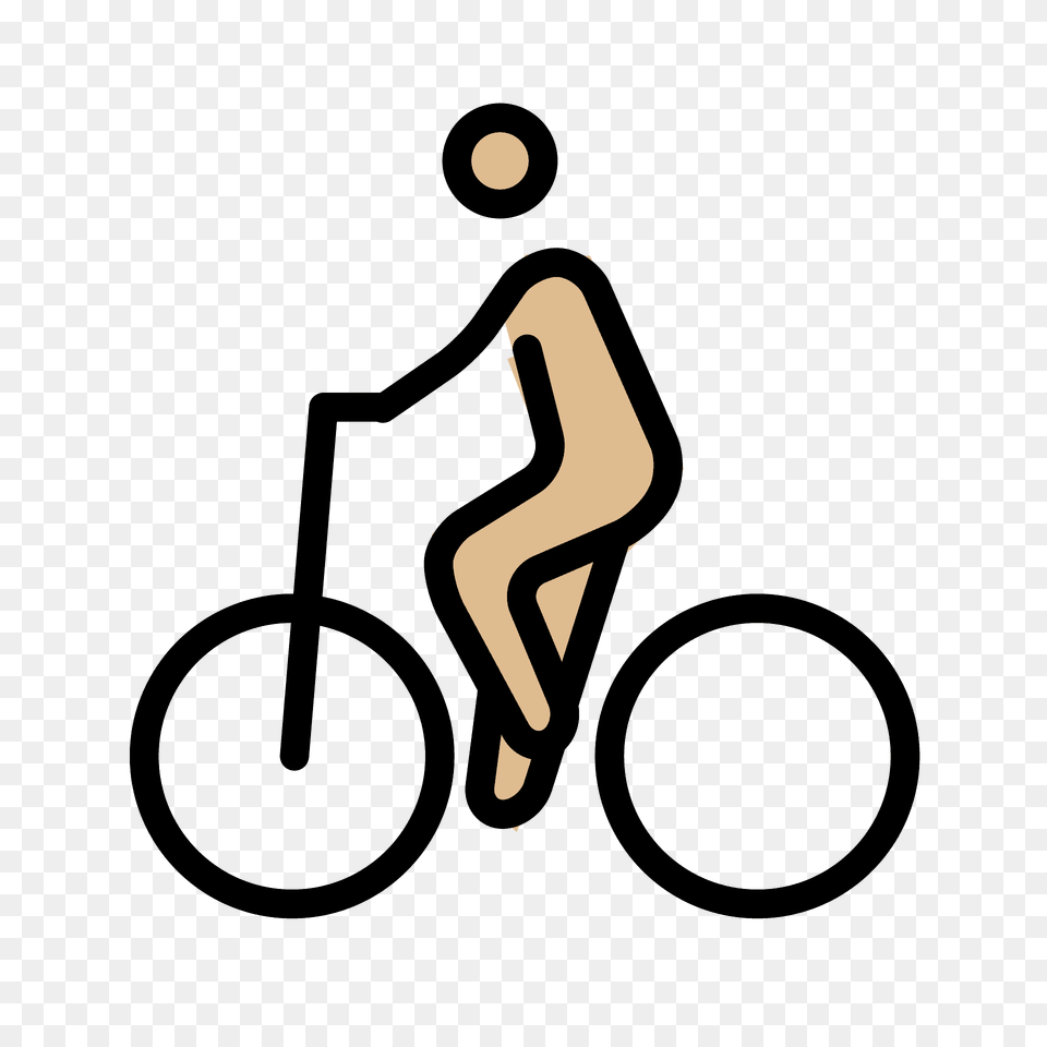 Person Biking Emoji Clipart, Bicycle, Cycling, Sport, Transportation Png Image