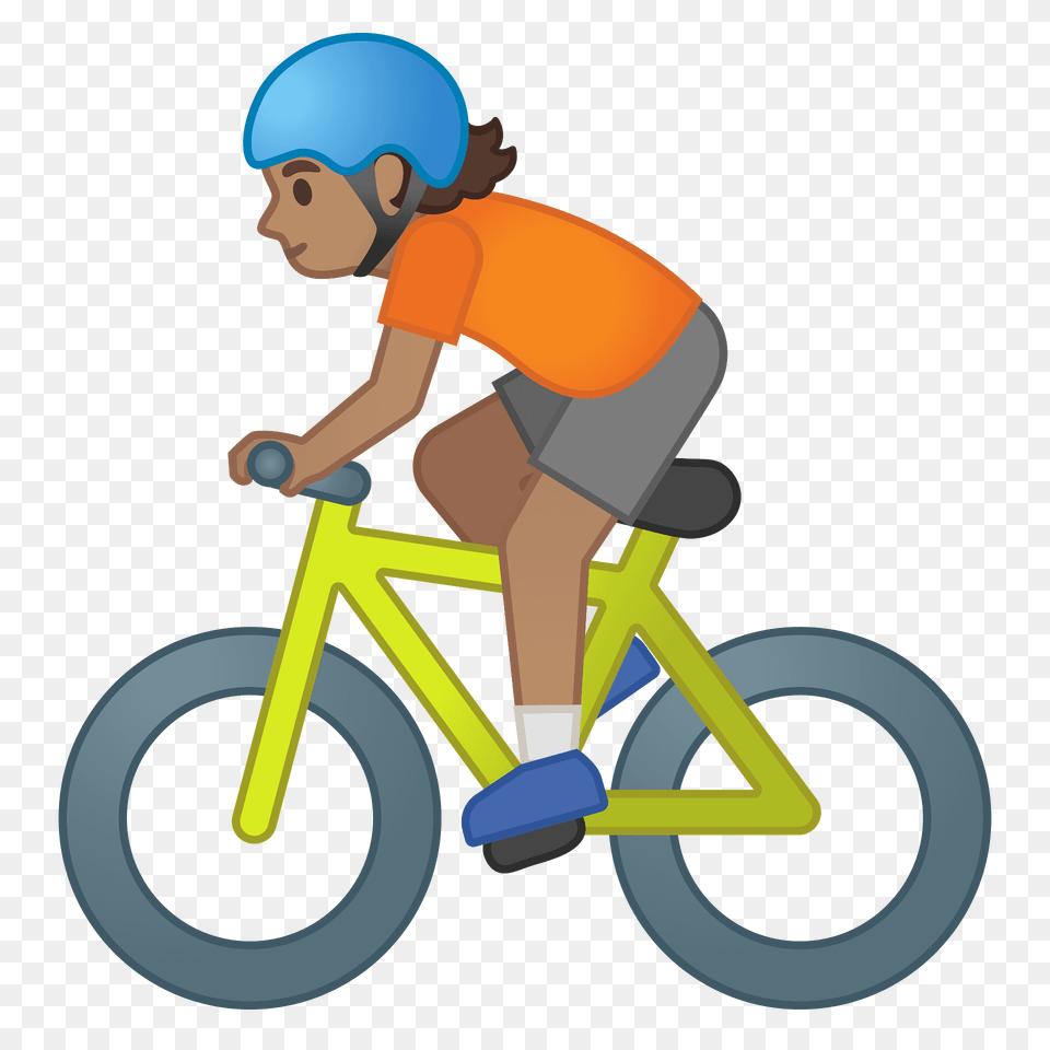 Person Biking Emoji Clipart, Face, Head Png Image