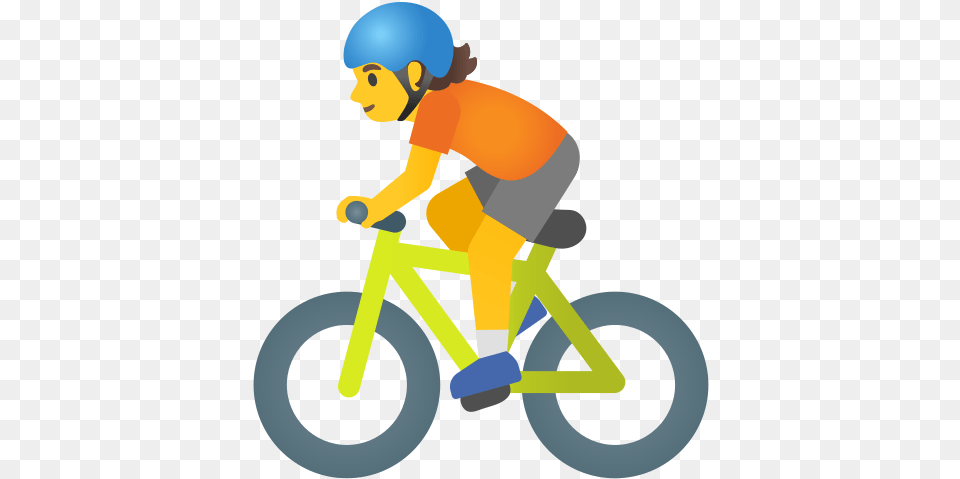 Person Biking Emoji Cockfosters Tube Station, Transportation, Bicycle, Vehicle, Sport Free Png Download