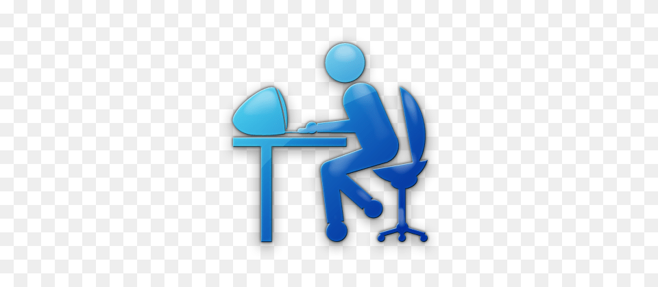 Person Blue Icons, Table, Furniture, Sitting, Pump Png Image