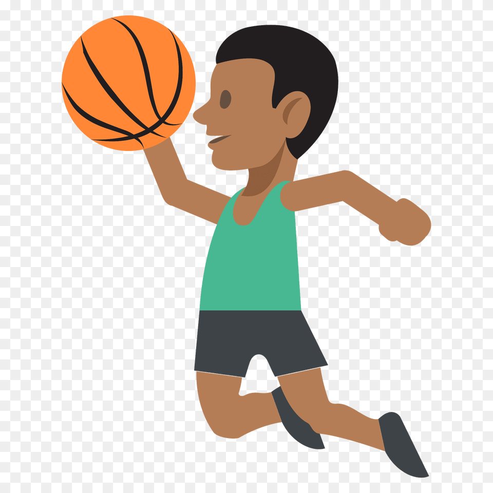 Person Bouncing Ball Emoji Clipart, Boy, Child, Male, Sport Free Png