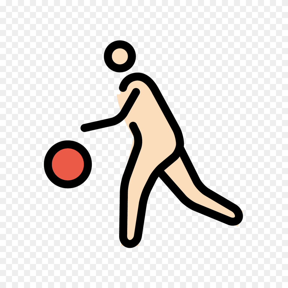 Person Bouncing Ball Emoji Clipart, Juggling, Bow, Weapon Png Image