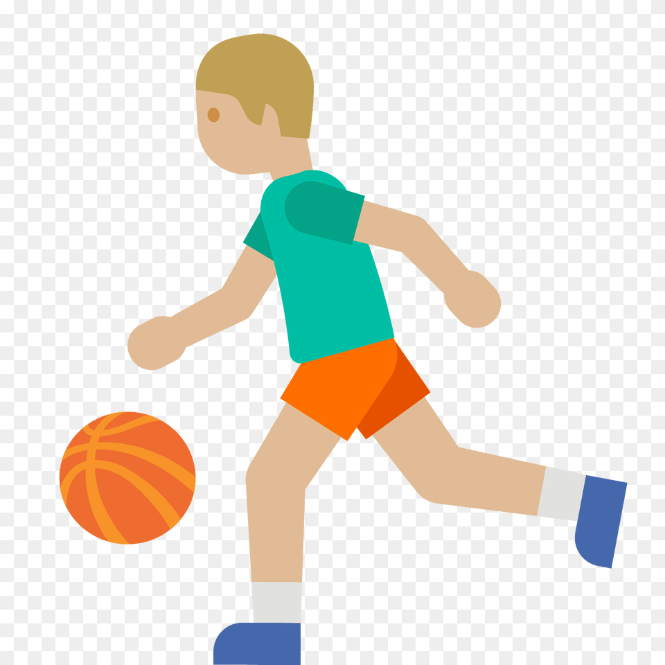 Person Bouncing Ball Emoji Clipart, Boy, Child, Male, Handball Free Transparent Png