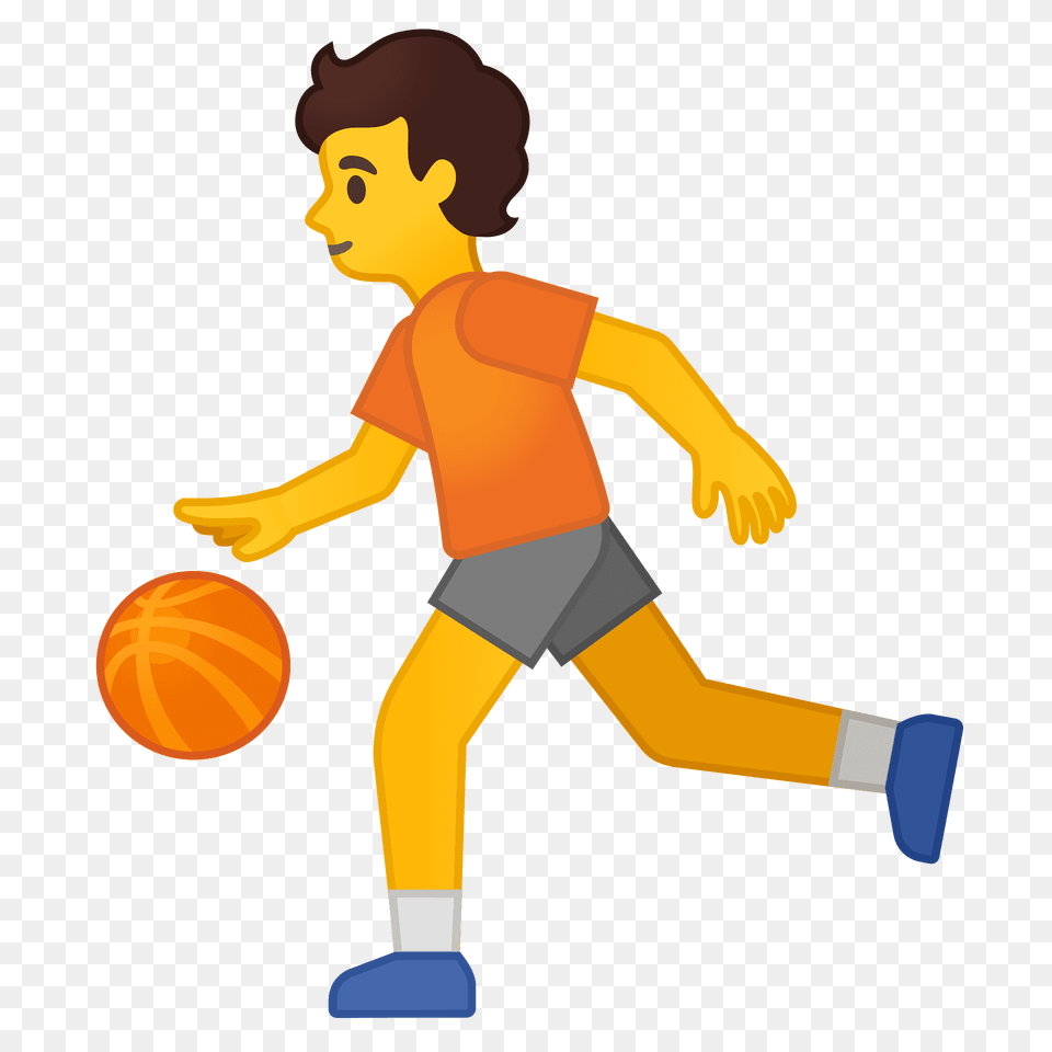 Person Bouncing Ball Emoji Clipart, Baby, Face, Head, Basketball Free Transparent Png