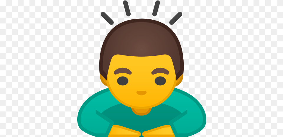 Person Bowing Emoji Meaning With Pictures From A To Z Bowing Man Emoji, Head, Face, Portrait, Photography Png Image