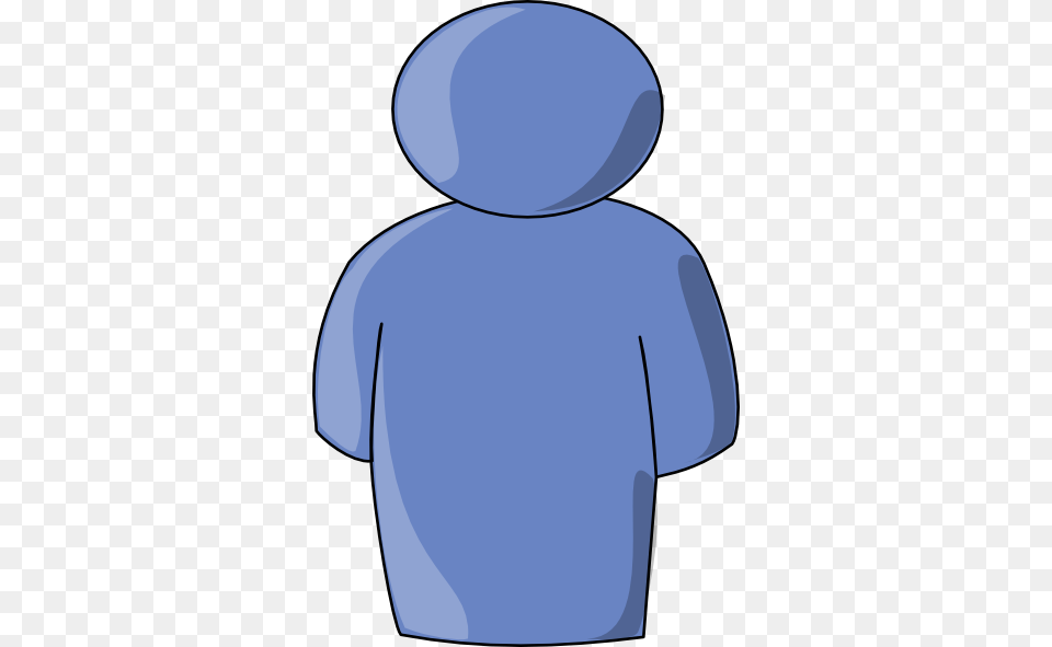 Person Buddy Symbol Light Blue Clip Art, Clothing, Hood, Knitwear, Sweater Png Image