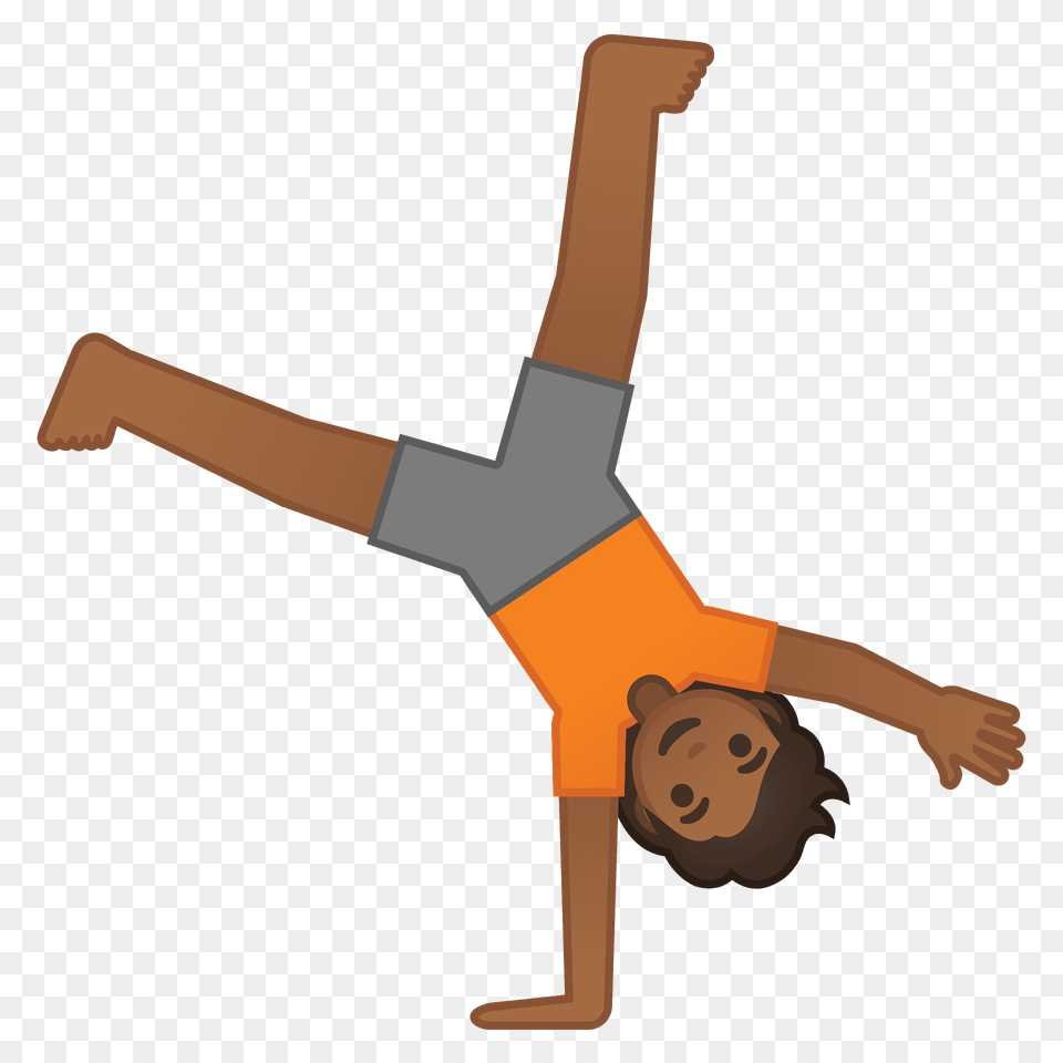 Person Cartwheeling Emoji Clipart, Cross, Symbol, Stretch Png Image