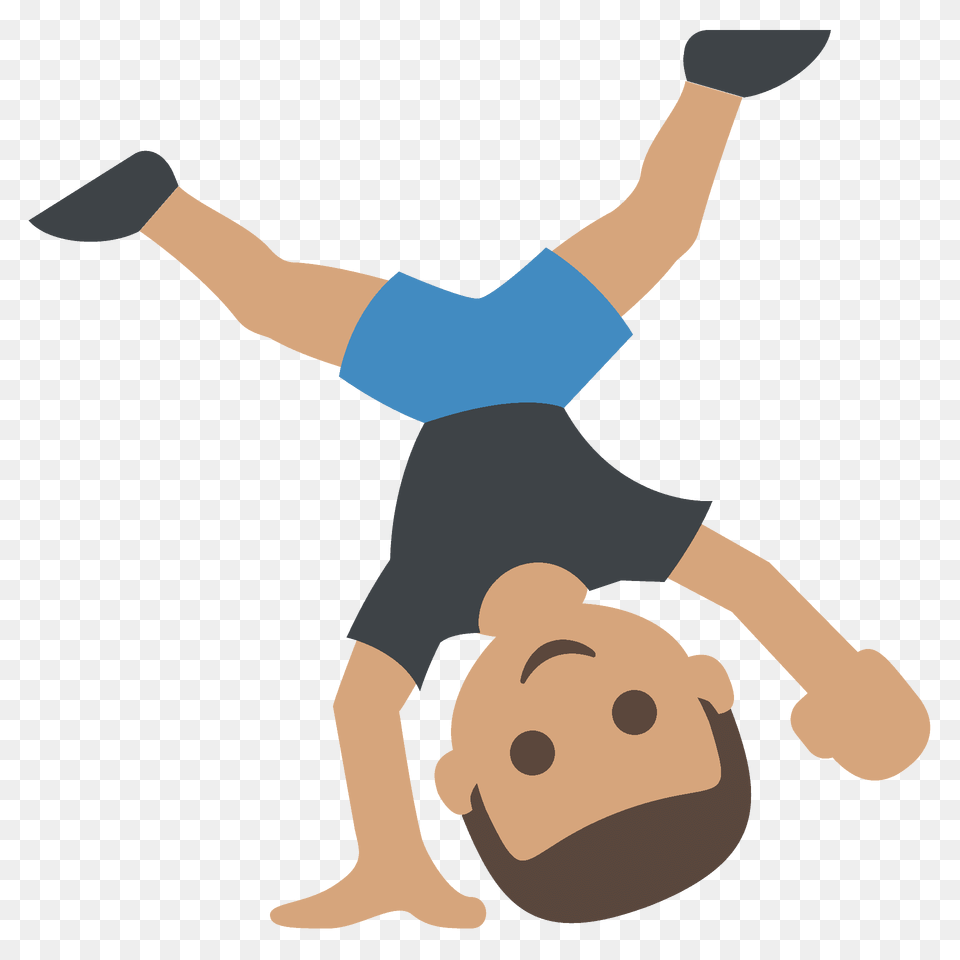 Person Cartwheeling Emoji Clipart Png Image