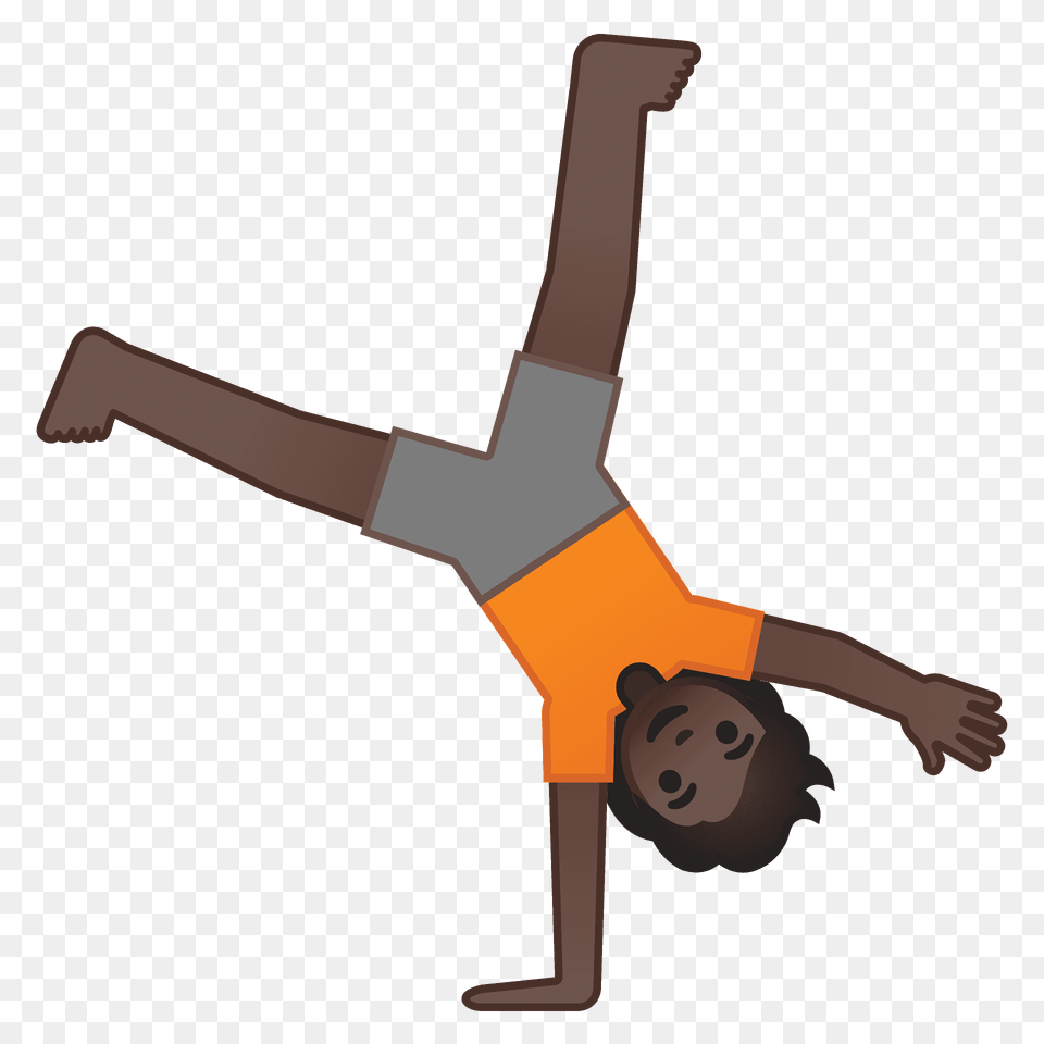 Person Cartwheeling Emoji Clipart, Cross, Symbol Free Png Download