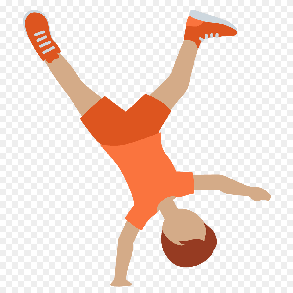 Person Cartwheeling Emoji Clipart, Ball, Handball, Sport, Baby Free Png Download