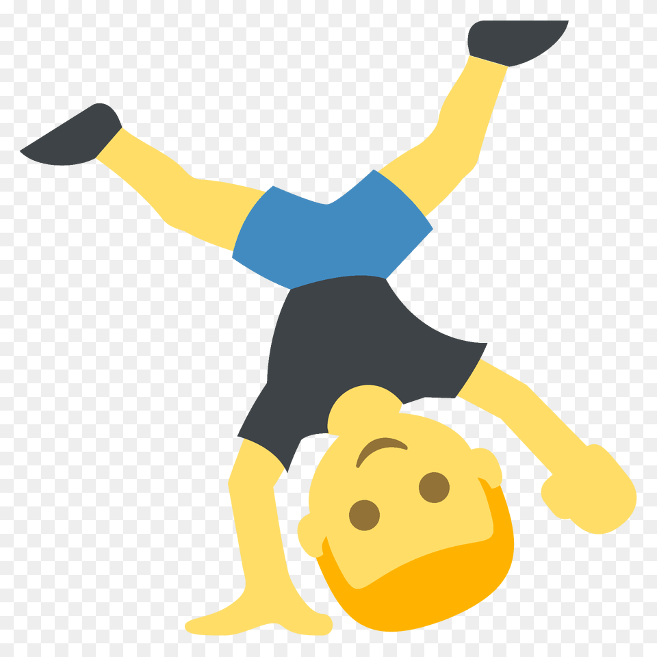 Person Cartwheeling Emoji Clipart, Leisure Activities, Sport, Swimming, Water Free Png Download