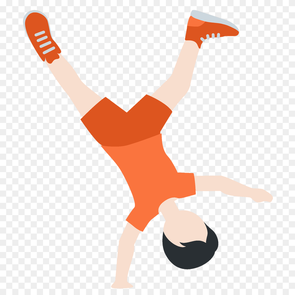 Person Cartwheeling Emoji Clipart, Dancing, Leisure Activities, Ball, Handball Png