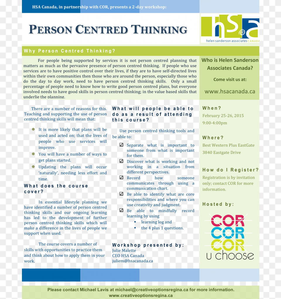 Person Centred Thinking Flyer Feb 2015 Creative Options Creative Options Regina, Advertisement, File, Page, Poster Free Transparent Png
