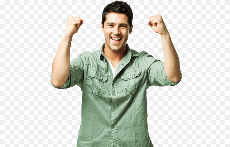 Person Cheering, Head, Shirt, Clothing, Face Free Png Download