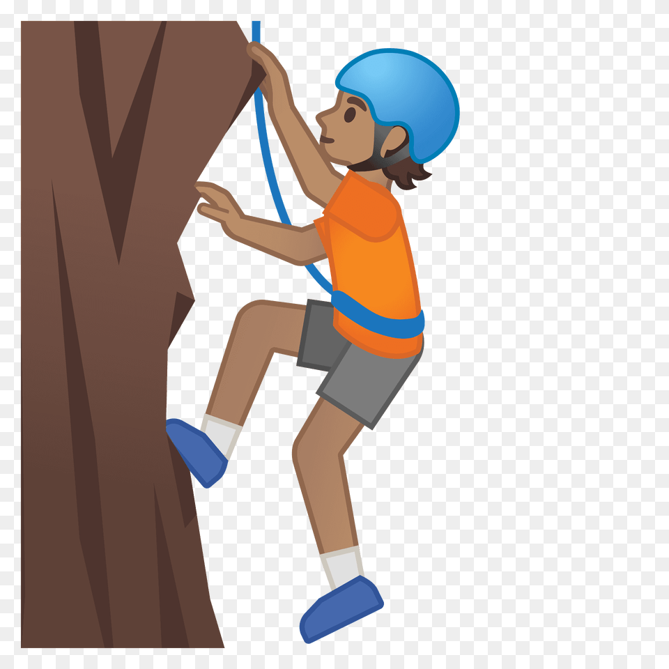 Person Climbing Emoji Clipart, Outdoors, Leisure Activities, Sport, Adventure Free Transparent Png