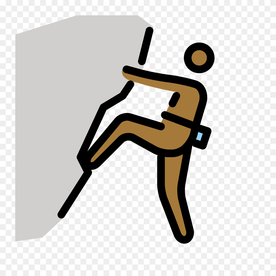 Person Climbing Emoji Clipart, People, Sport, Team, Team Sport Free Png