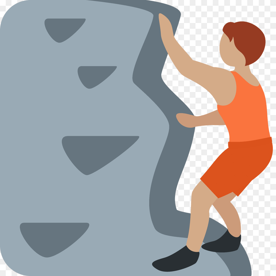 Person Climbing Emoji Clipart, Clothing, Footwear, Shoe Png Image