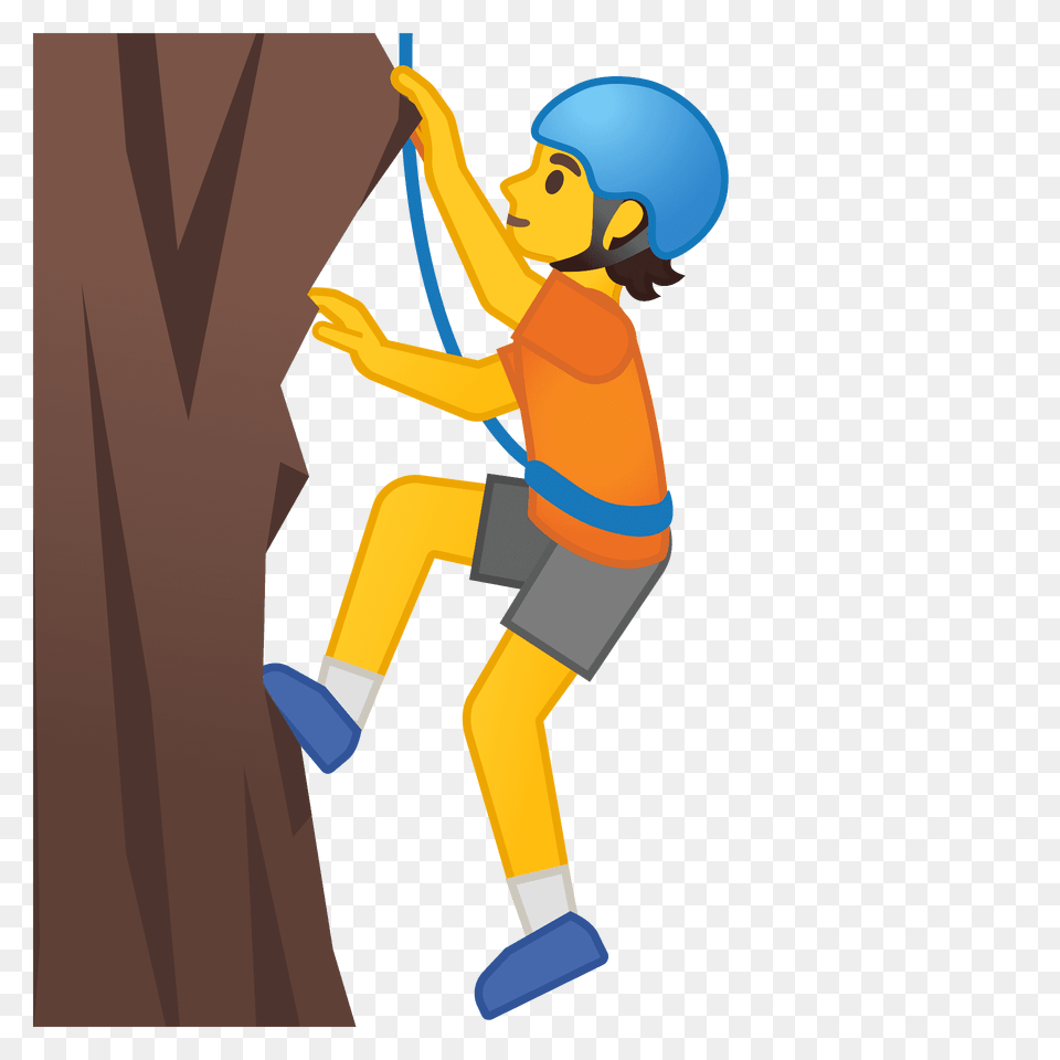 Person Climbing Emoji Clipart, Outdoors, Face, Head, Leisure Activities Png Image