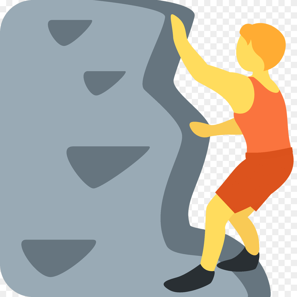 Person Climbing Emoji Clipart Free Transparent Png