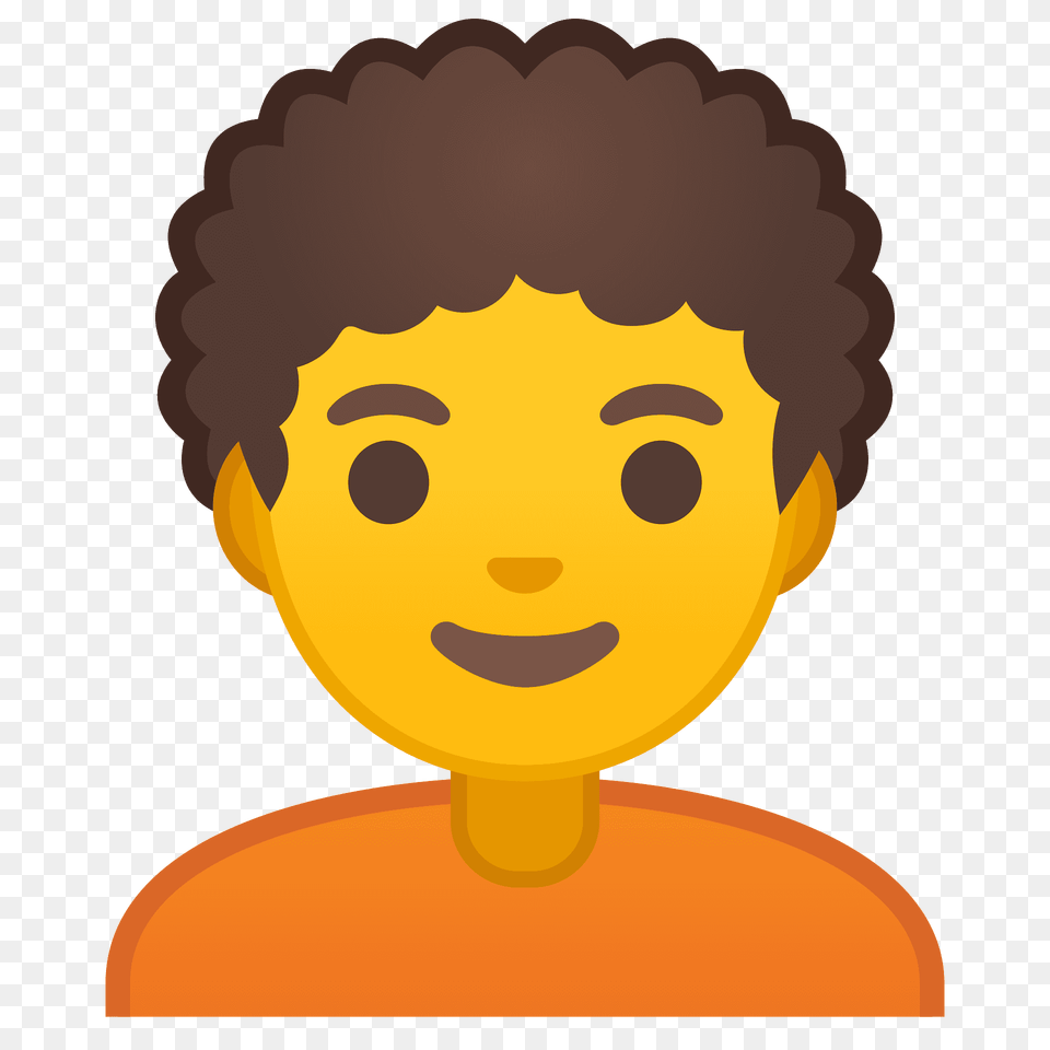 Person Curly Hair Emoji Clipart, Art, Face, Head, Photography Free Png