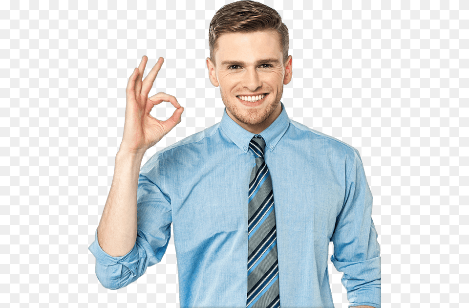 Person Doing The Perfect Sign, Accessories, Shirt, Necktie, Tie Free Png