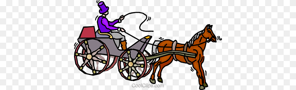 Person Driving A Horse And Buggy Royalty Vector Clip Art, Carriage, Transportation, Vehicle, Machine Png Image