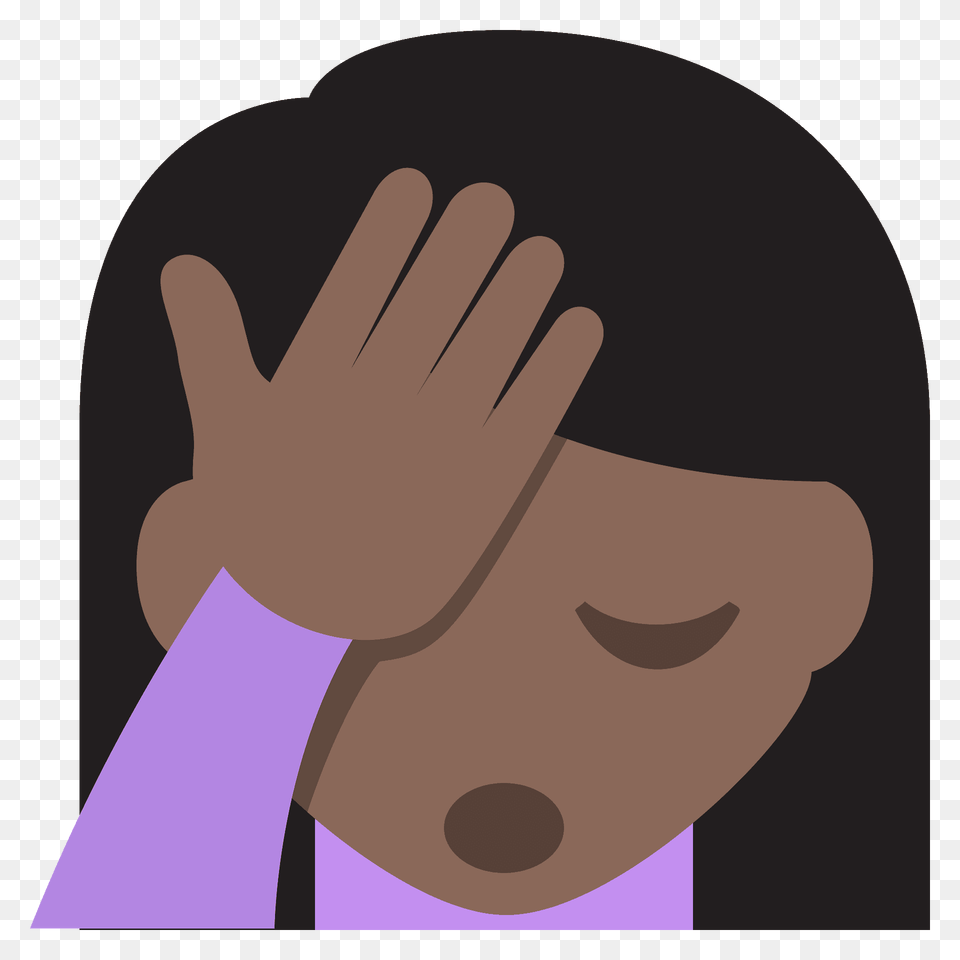 Person Facepalming Emoji Clipart, Body Part, Hand, Head Free Transparent Png