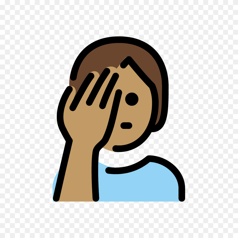Person Facepalming Emoji Clipart, Head, Dynamite, Weapon, Face Free Transparent Png