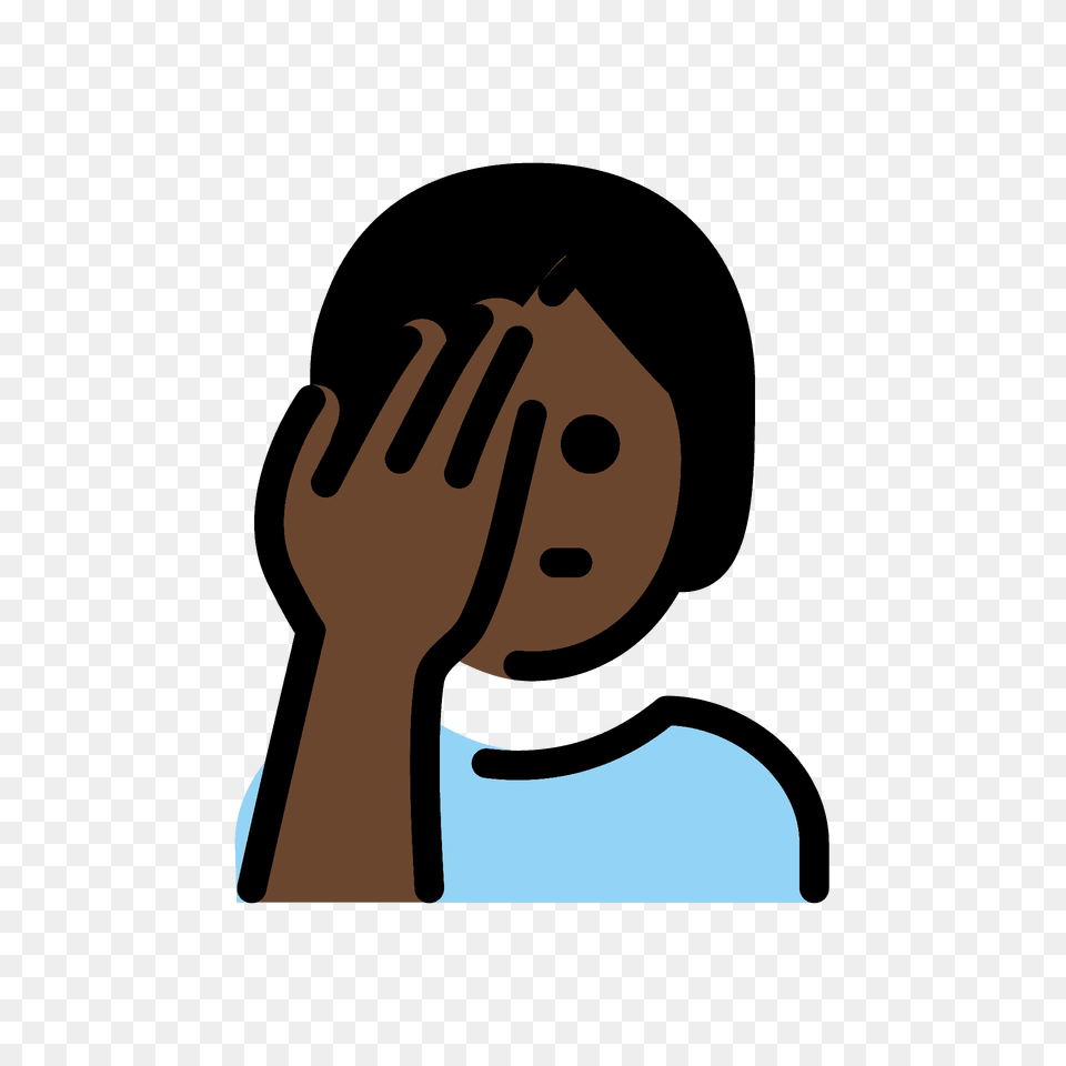 Person Facepalming Emoji Clipart, Head, Face Png Image