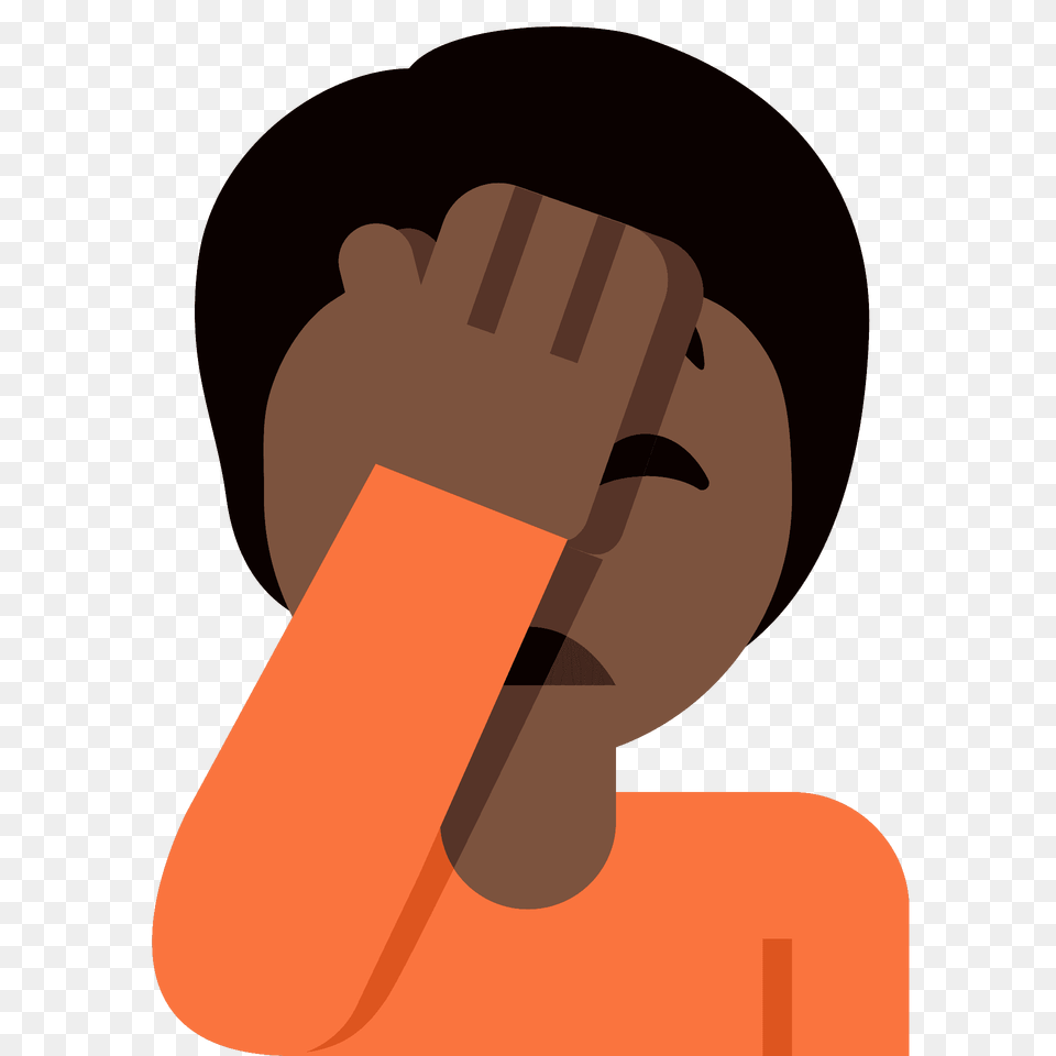 Person Facepalming Emoji Clipart, Body Part, Face, Head, Neck Free Png