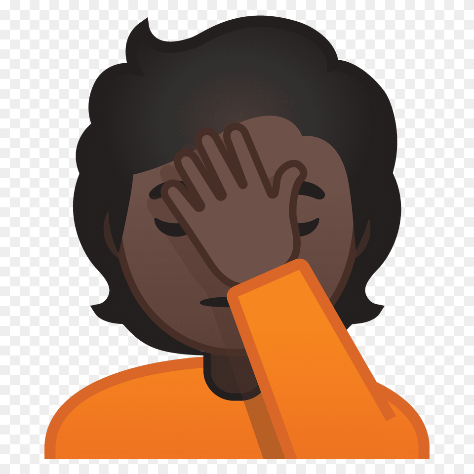 Person Facepalming Emoji Clipart, Head, Face Free Png