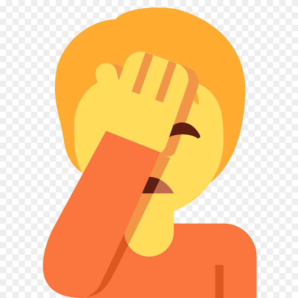 Person Facepalming Emoji Clipart, Food, Ketchup Free Png