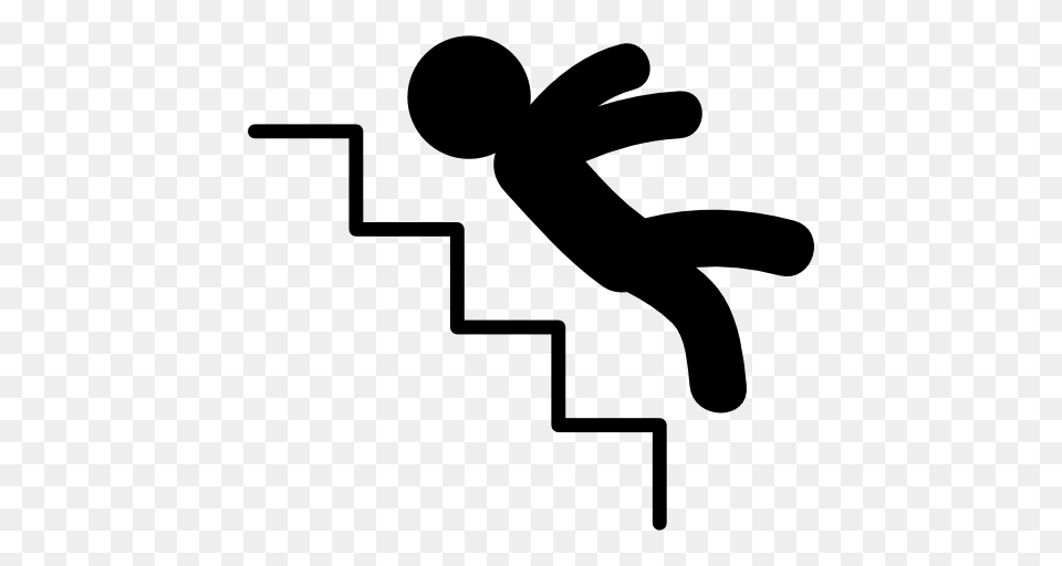 Person Falling Down Stairs, Clothing, Glove, Stencil, Silhouette Png