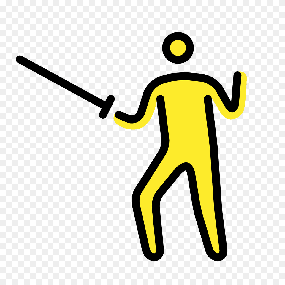 Person Fencing Emoji Clipart, People, Smoke Pipe Png