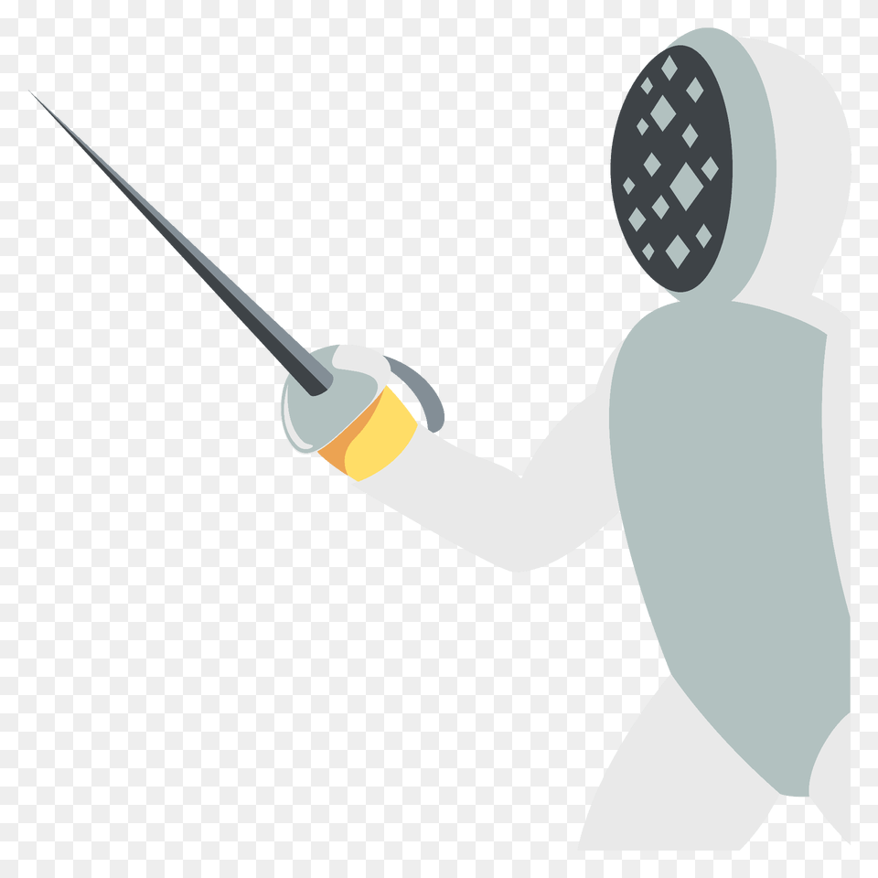 Person Fencing Emoji Clipart, Sport Png