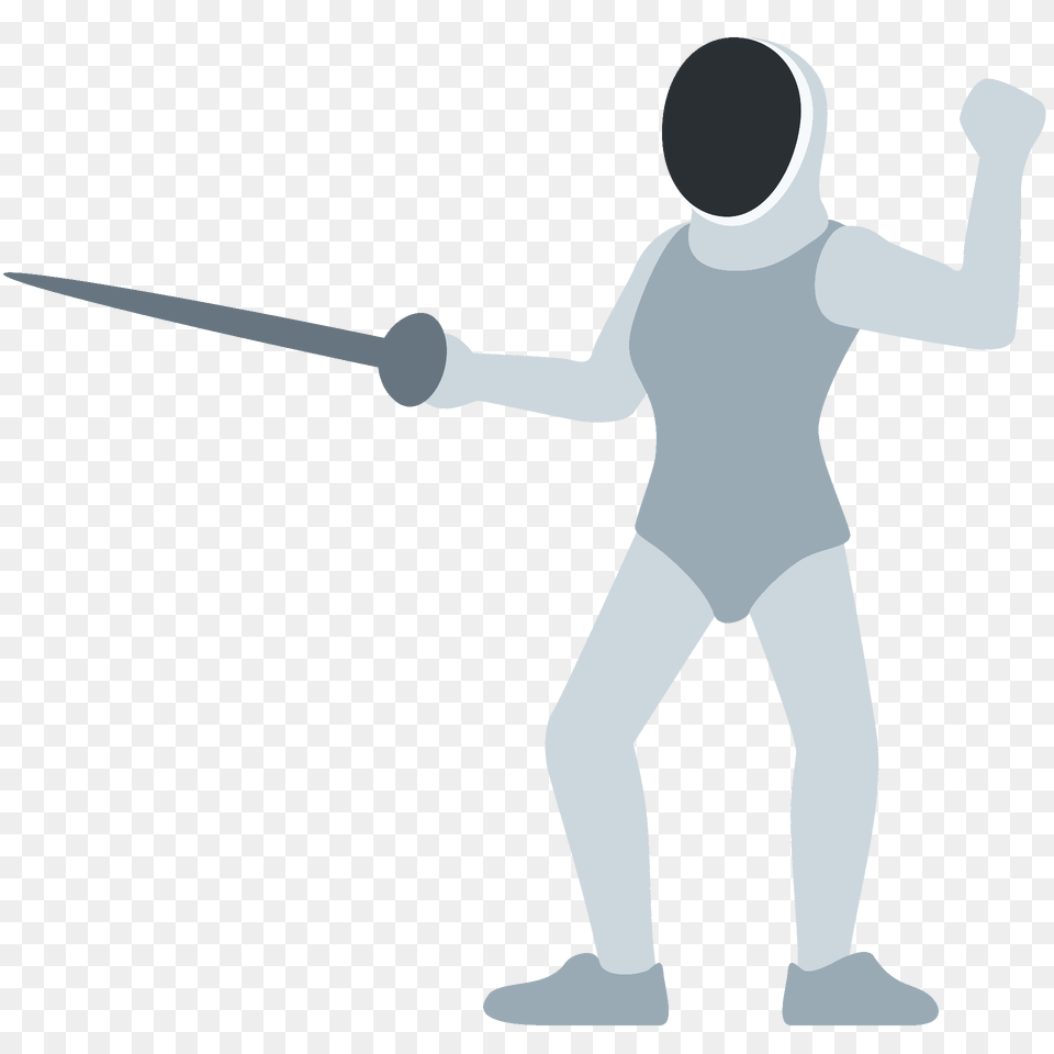 Person Fencing Emoji Clipart, Sport, Clothing, Footwear, Shoe Free Transparent Png