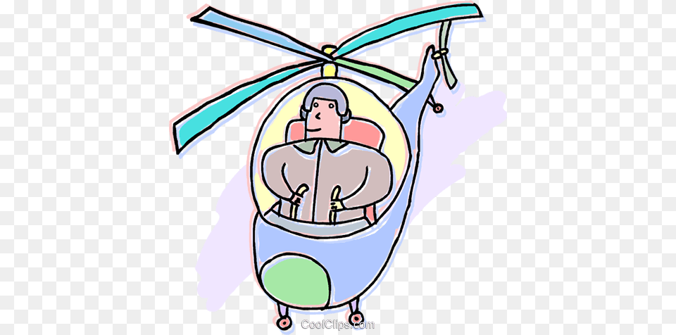 Person Flying A Helicopter Royalty Vector Clip Art, Aircraft, Transportation, Vehicle, Face Free Transparent Png