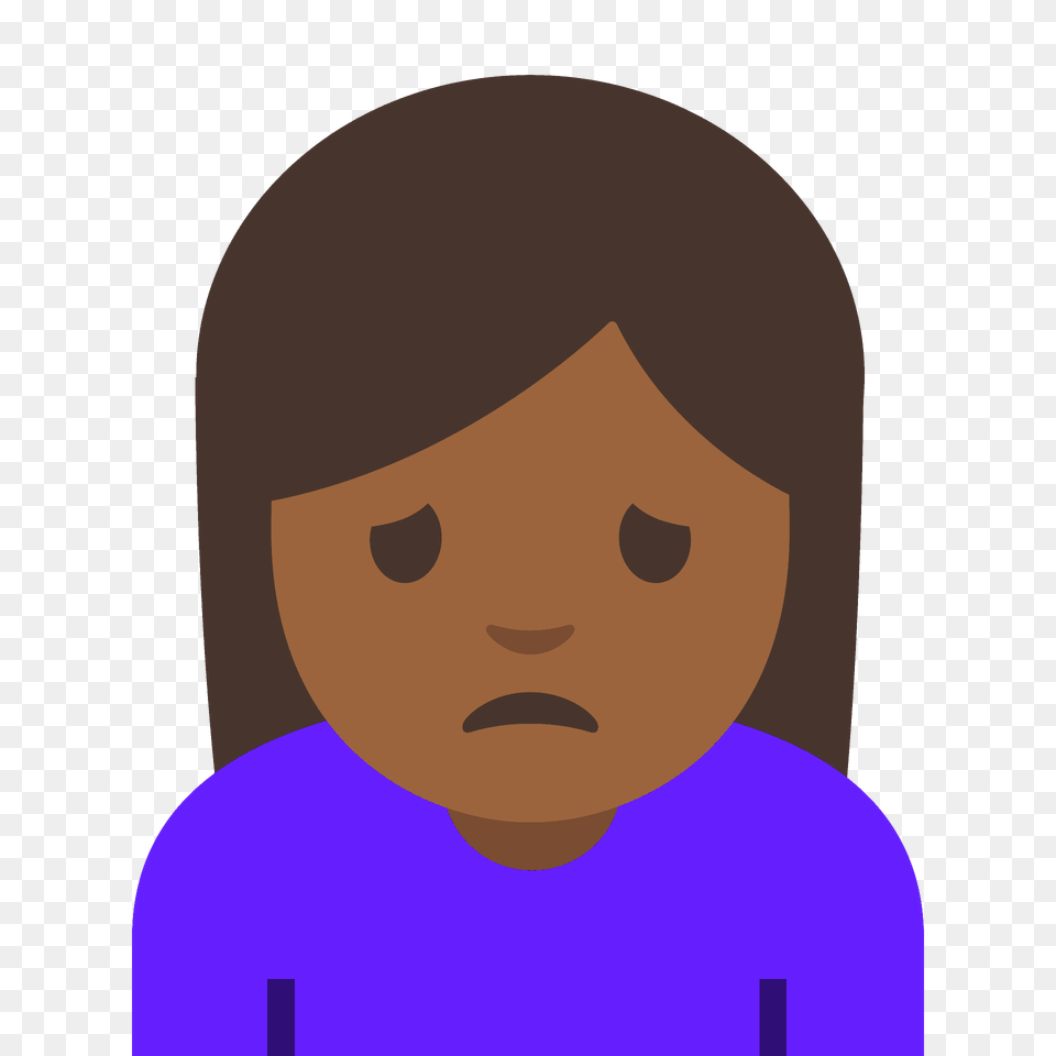 Person Frowning Emoji Clipart, Face, Head, Photography, Portrait Png Image