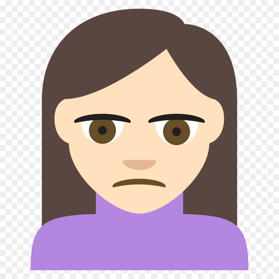 Person Frowning Emoji Clipart, Face, Head, Photography, Portrait Free Transparent Png