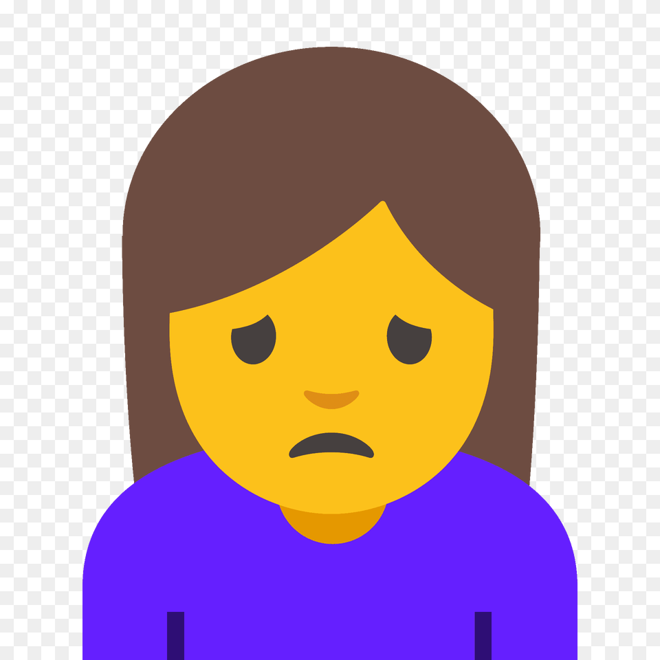 Person Frowning Emoji Clipart, Photography, Face, Head, Portrait Png Image