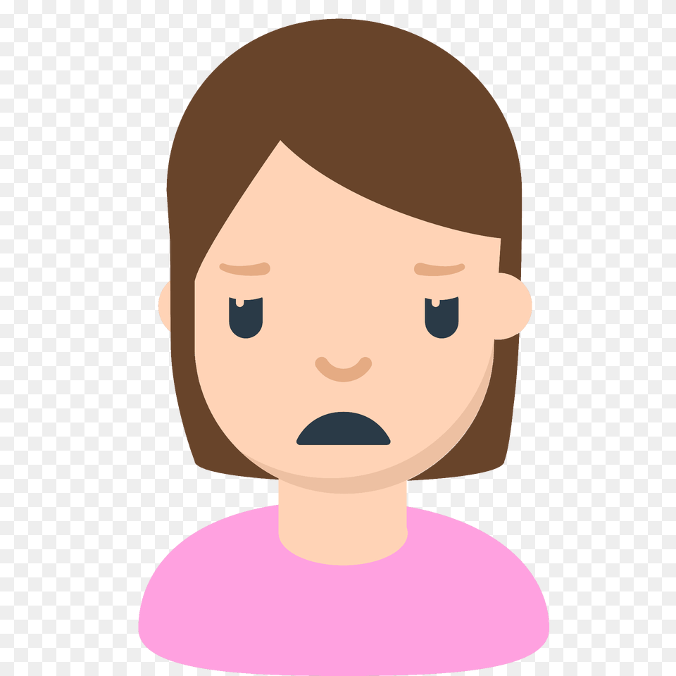 Person Frowning Emoji Clipart, Face, Head, Photography, Portrait Free Png Download