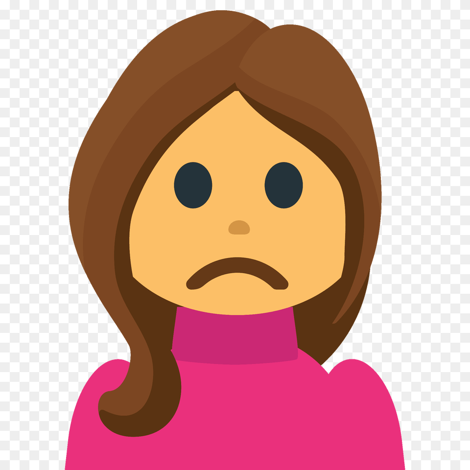 Person Frowning Emoji Clipart, Doll, Toy, Face, Head Free Transparent Png