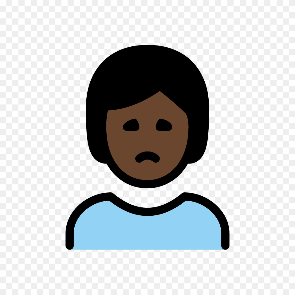 Person Frowning Emoji Clipart, Face, Head, Photography, Portrait Png