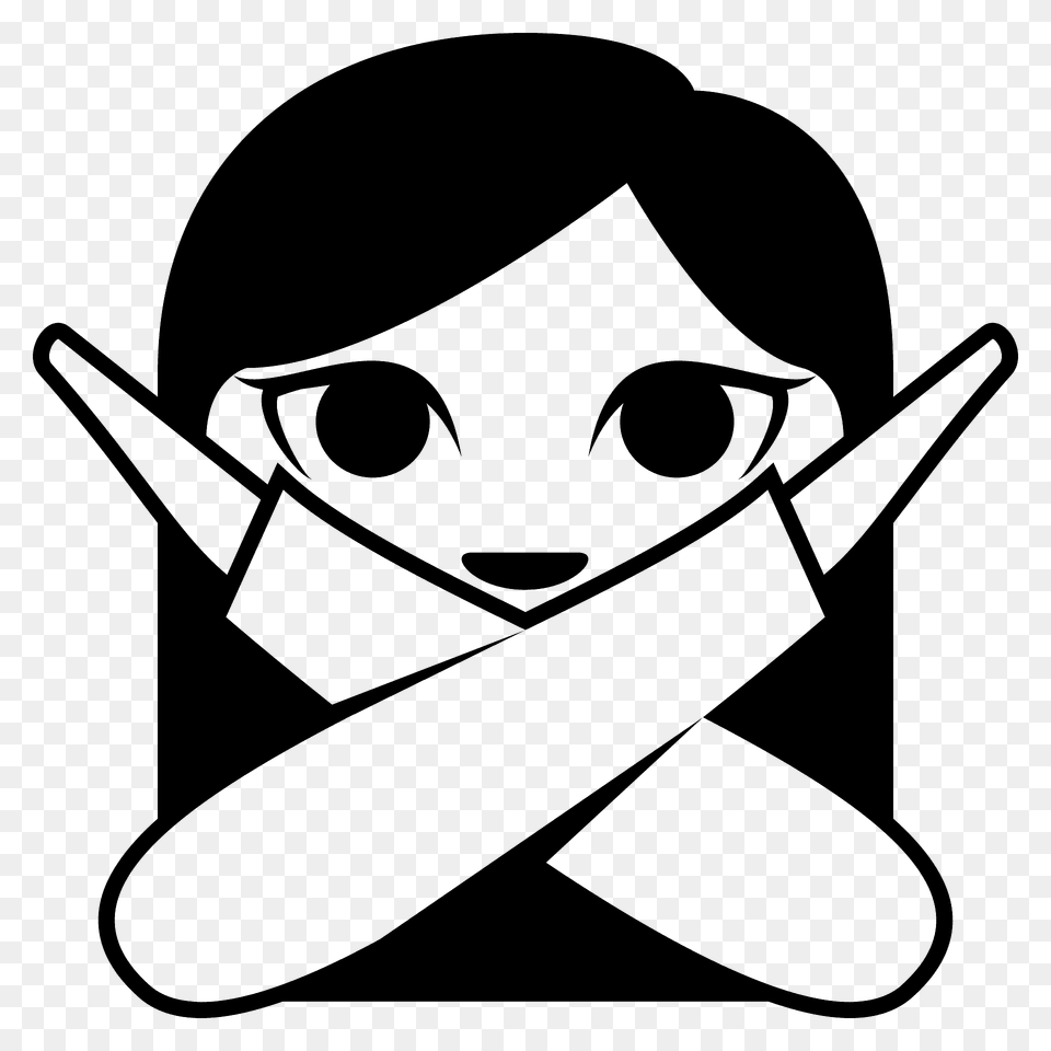 Person Gesturing No Emoji Clipart, Clothing, Hat, Face, Head Free Png Download