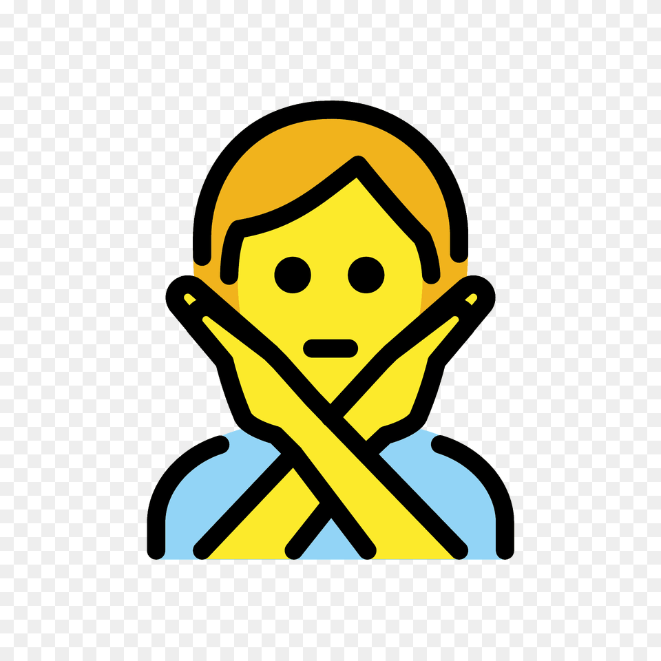 Person Gesturing No Emoji Clipart, Face, Head, Baby Png