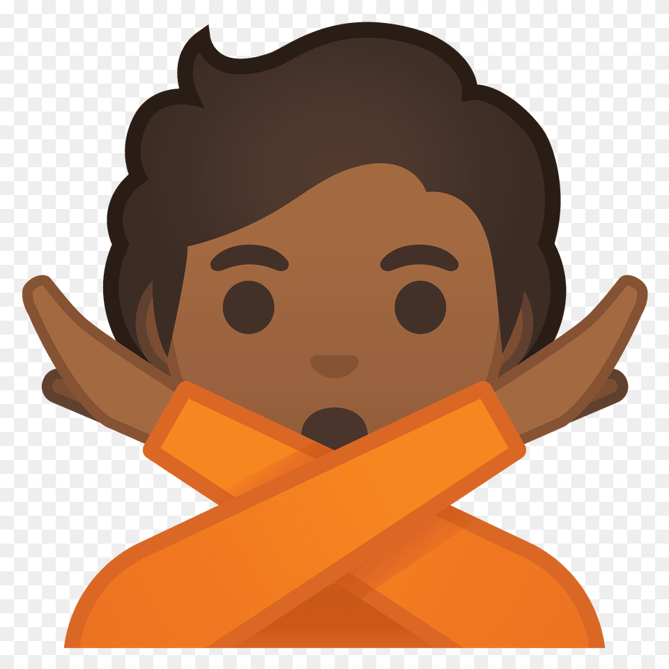 Person Gesturing No Emoji Clipart, Face, Portrait, Head, Photography Png Image