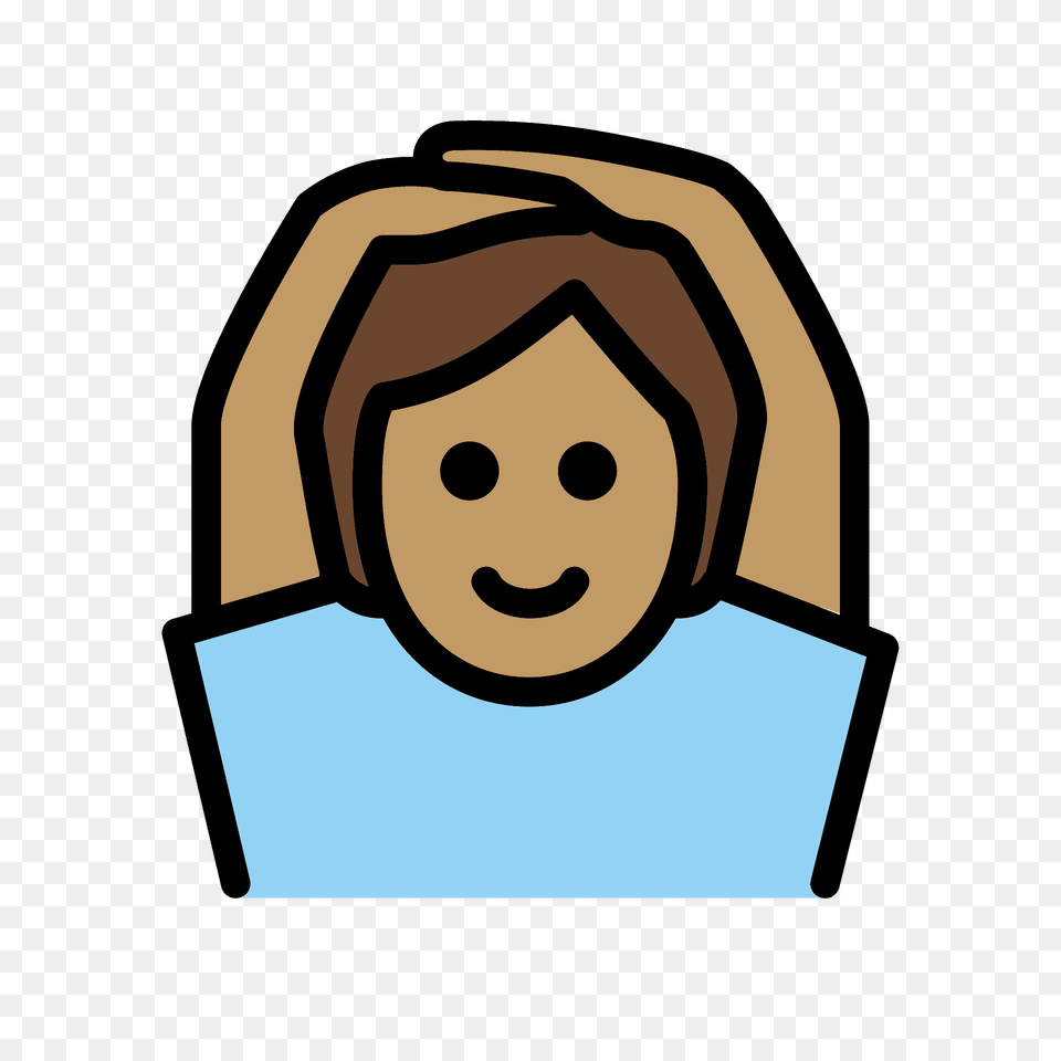 Person Gesturing Ok Emoji Clipart, Head, Reading, Face, People Free Png Download