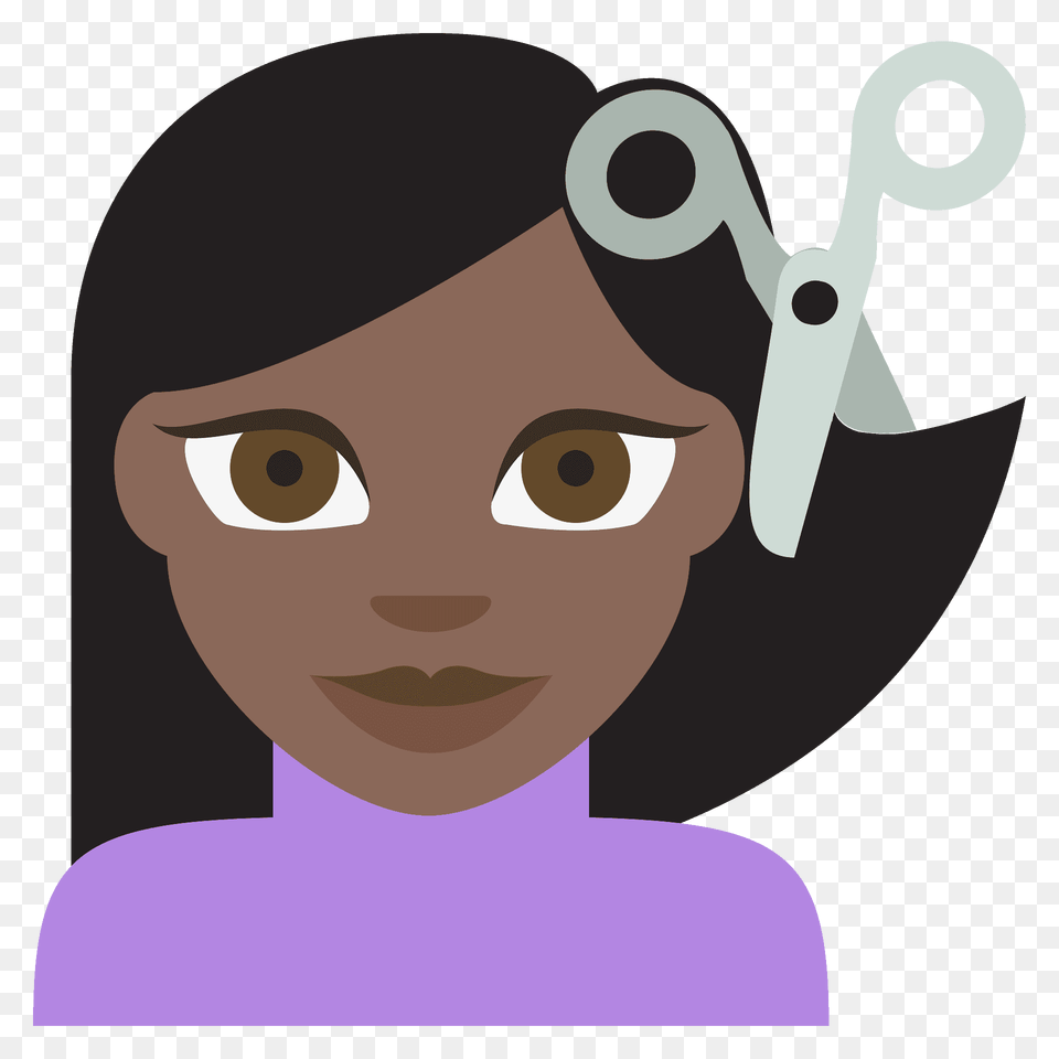 Person Getting Haircut Emoji Clipart, Baby, Face, Head Free Png Download