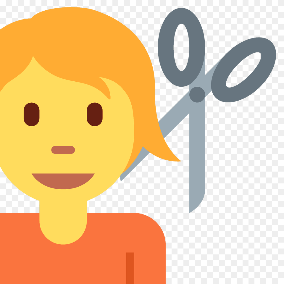 Person Getting Haircut Emoji Clipart, Face, Head, Baby Free Transparent Png