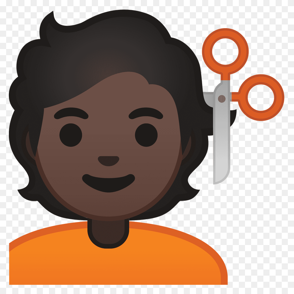 Person Getting Haircut Emoji Clipart, Face, Head, Baby Free Png